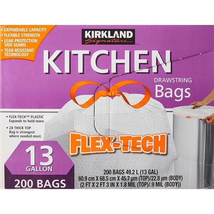 Sac deals poubelle kirkland