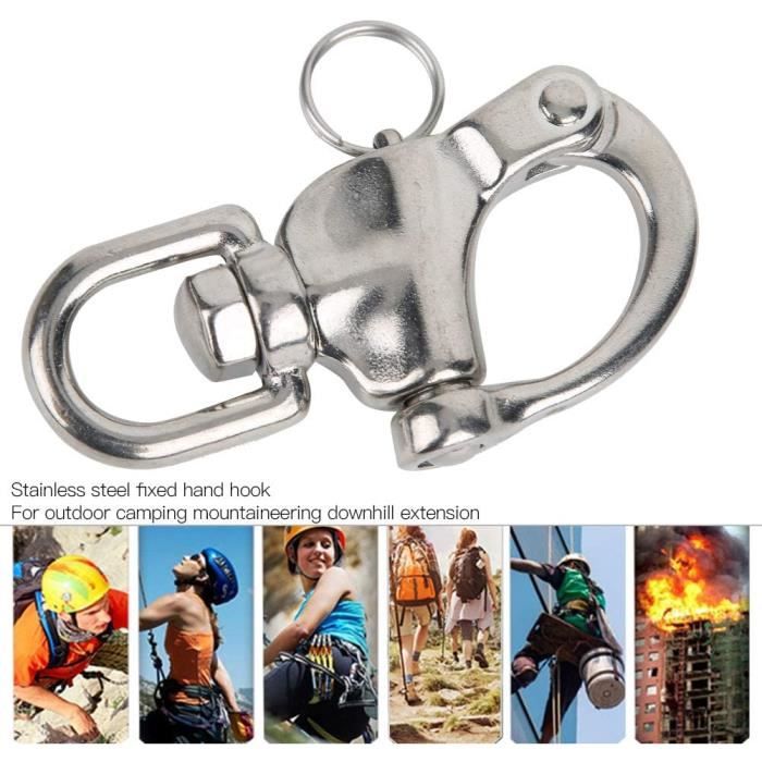 Hameçon Pivotant VMC œil Ouvert En Acier Inoxydable Noir - Taille #5 - Pour Pêche Leurres Souples