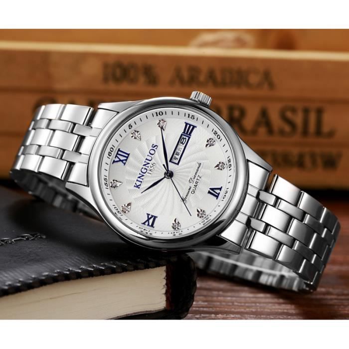 RMEGA Montre Homme Luxe Montre Bracelet Homme Affaires Etanche