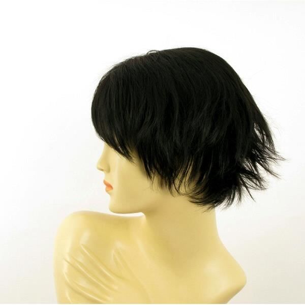 Perruque Courte Femme Valentine 2 - Brun Foncé - Synthétique - Bonnet Moyen - Neuf Avec étiquettes
