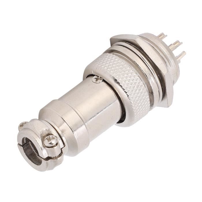 Connecteur Aviation GX16 3 Broches, Prise Mâle/femelle, Métal, 400V 5A, Pour Câblage électronique