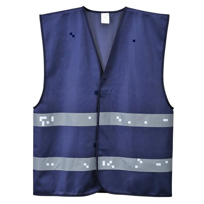 Gilet En Flanelle Bleu "Quenvol