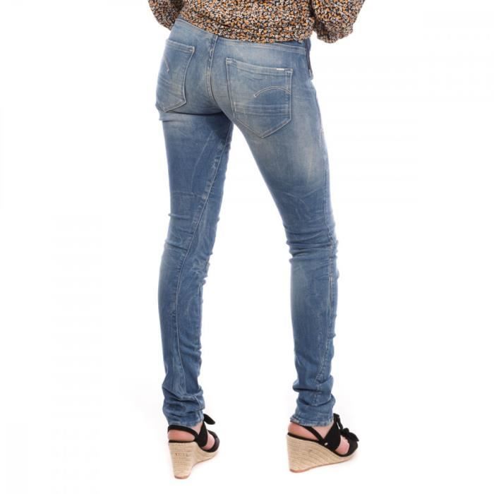 Jeans femme deals effet usé