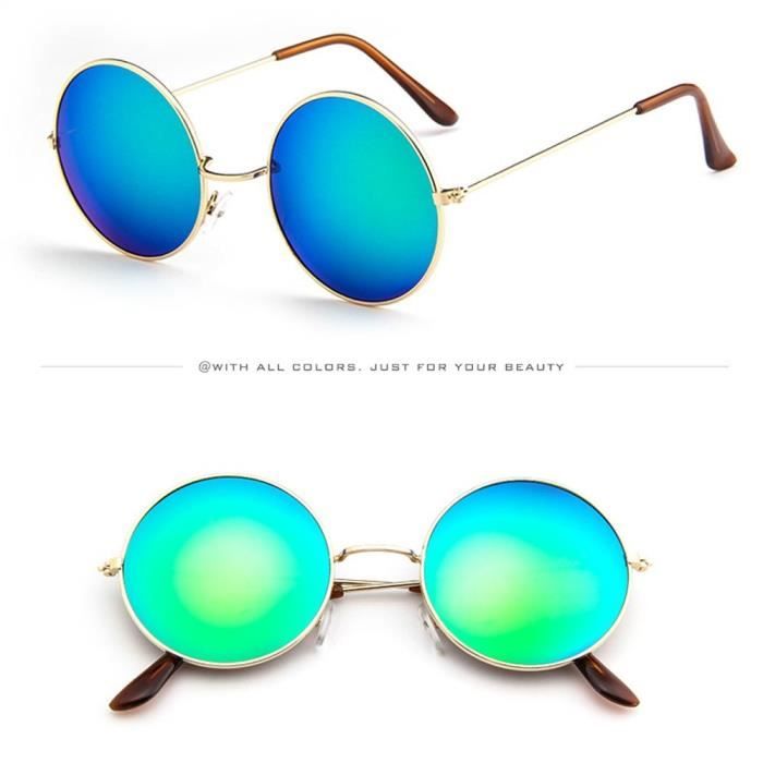 XM2843 Lunettes de Soleil Femme Vintage Monture de Ronde Lunettes Mode Ado Fille Achat Vente lunettes de soleil Femme Cdiscount