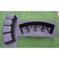 Moules pour bordure en pierre avec bordure en plastique ABS - Modèle BR04[A101]-2