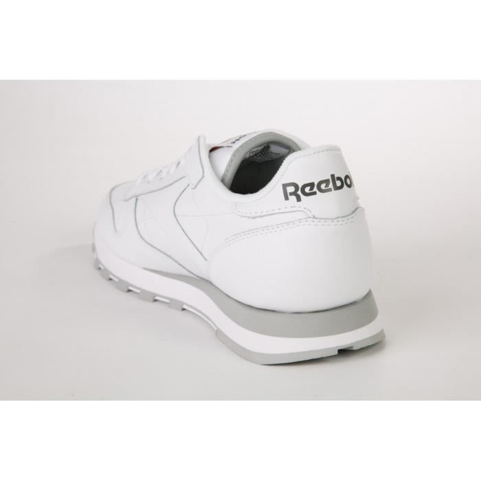 Fearless bred Edition Basket Reebok Classic Leather - Ref. 2214 Blanc - Cdiscount Chaussures