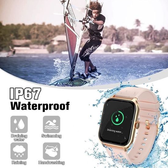 Montre Connect e Repondre Appel Bluetooth Et Sms 1.96