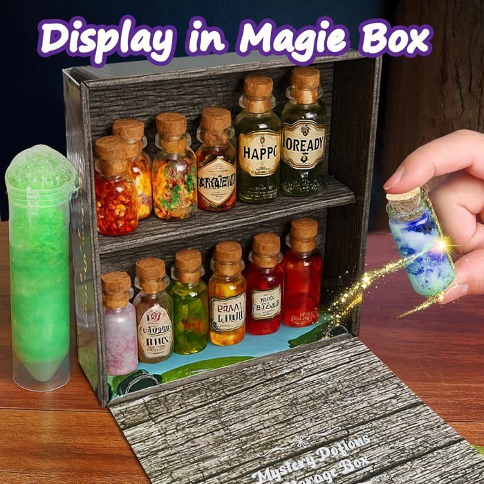 Potions magique pour enfants, Mystère Coffret 21+ potions sorcier fées — free download
