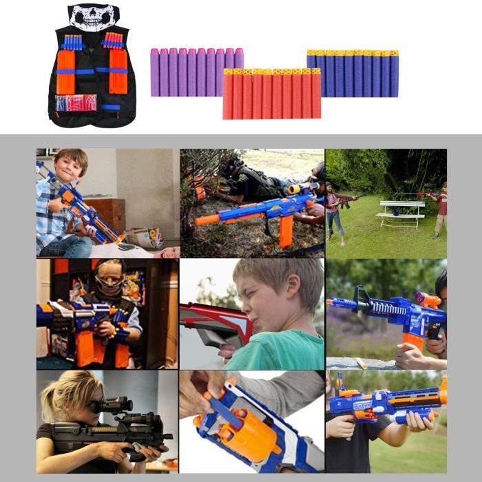 Kit de gilet tactique pour enfants, ensemble pour Nerf n-strike Elite Series, jeu de plein air, Kit de support de gilet tactique, accessoires, jouets, nouvelle collection 26 Kit de gilet tactique pour enfants, ensemble pour Nerf n-strike Elite Series, jeu de plein air, Kit de support de gilet tactique, accessoires, jouets, nouvelle collection 26