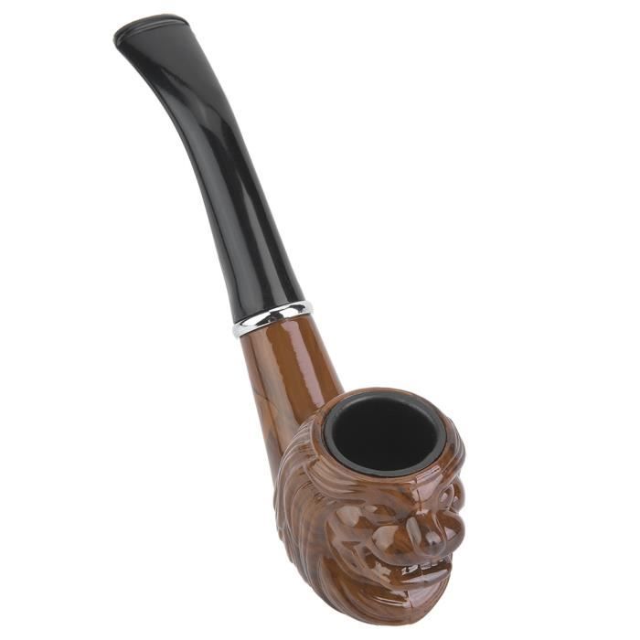 Pipe Traditionnelle Chinoise En Résine Mr.Fashion - Longue Tige 41 Cm, Design Lion, Cadeau Pour Fumeur, Boîte Cadeau Incluse