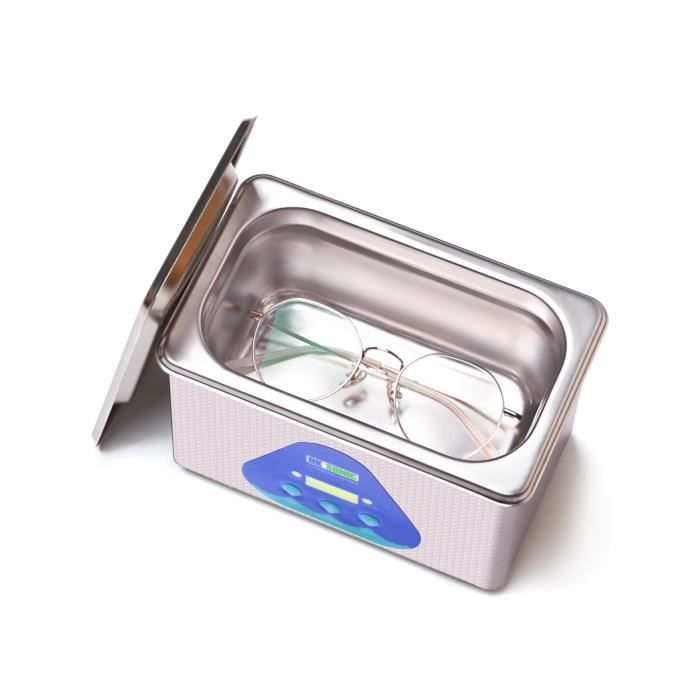 DK SONIC 700ml nettoyeur à ultrasons bijoux lunettes montre machine de  nettoyage - Cdiscount Electroménager