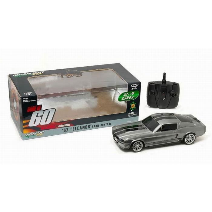 Voiture FORD MUSTANG Shelby Radio Commande GT500 Eleanor 1 18 RC Mustang 60 secondes chrono Cdiscount Jeux Jouets