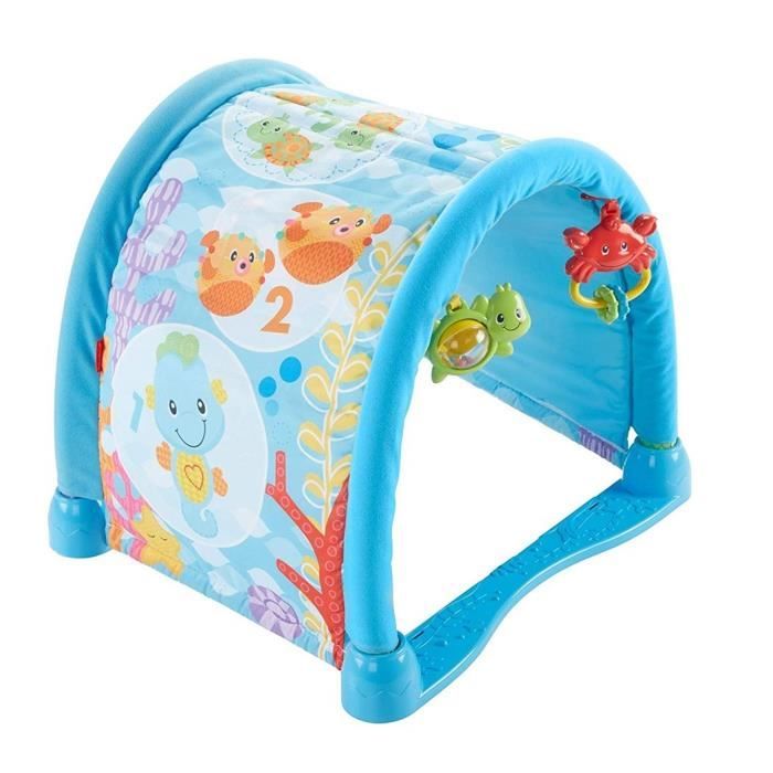 Fisher Price 2 in 1 tapis 343007 avec jeux et musique et tunnel
