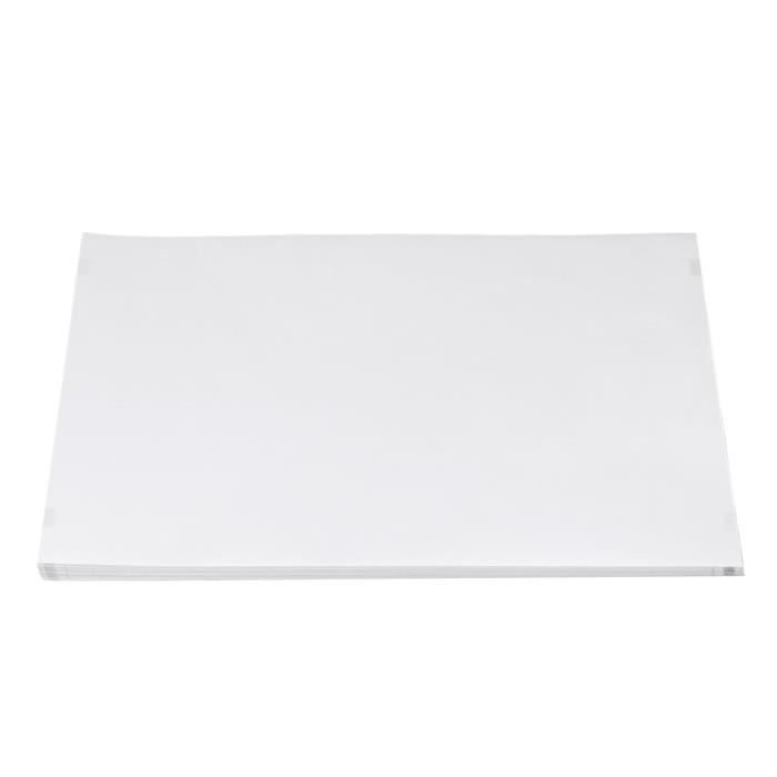 Feuilles Réactives De Toner 20x29cm - 100 Feuilles - Pour Imprimante Laser Et Plastifieuse - Multicolore