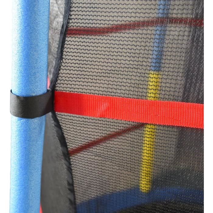 Trampoline Junior 140 Cm Avec Filet De Sécurité - Pour Enfants 3-6 Ans, Rose, Certifié CE - 13