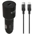 MUVITTIGER Power charger voiture pd 30W + Cable USB C/lightning - 1,2 m-3
