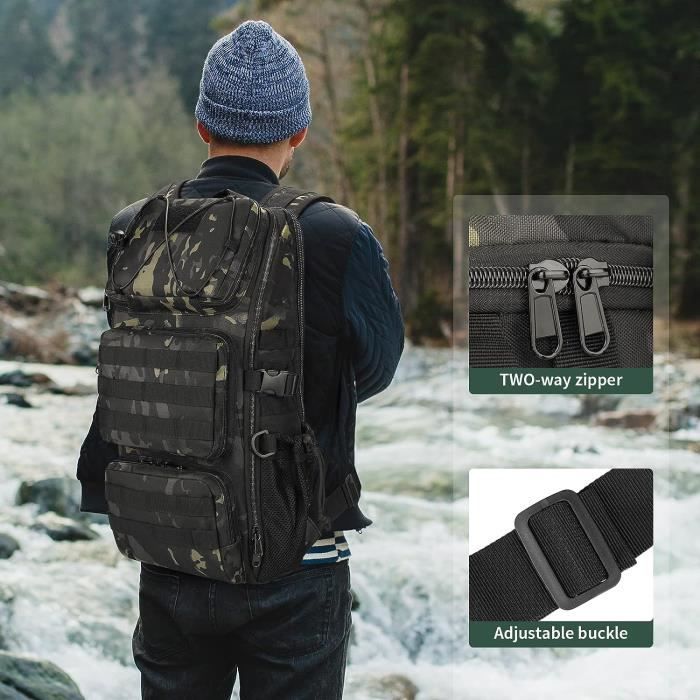 30L Sac A Dos Militaire Tactique Sac A Dos Impermeable Armee Molle Assaut Pack De Randonnee Voyage Trekking x122 Cdiscount Sport