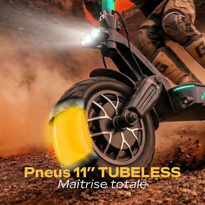 Roue arrière complète trottinette électrique URBANGLIDE e-Cross PRO