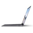 PC Portable - MICROSOFT Surface Laptop 4 - 13,5" - AMD Ryzen 5se - RAM 8Go - Stockage 256Go SSD - Windows 10 - Platine - AZERTY-5