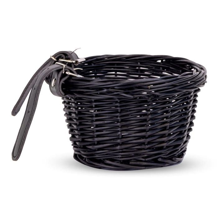 Panier avant de vélo hydrofuge avec sangles réglables en cuir pour adultes et enfants, idéal pour les femmes et les jeunes filles en déplacement