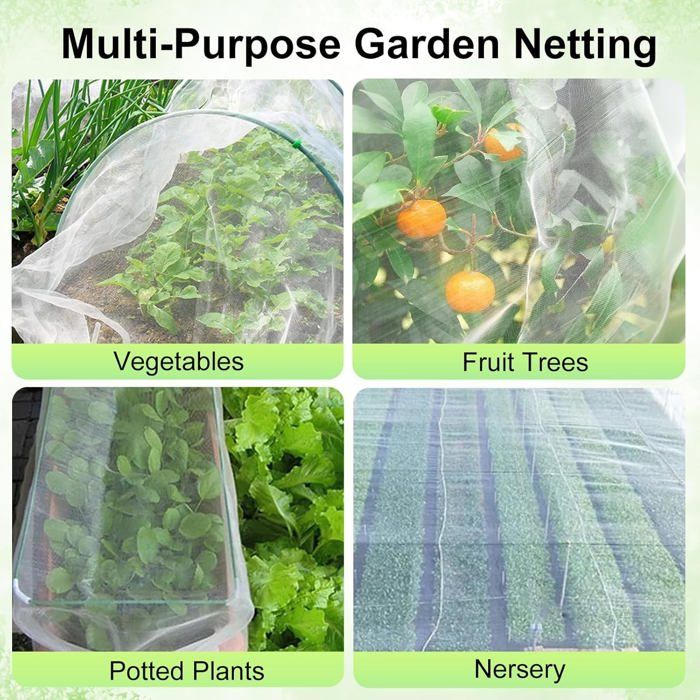 Filet Anti Insecte Potager 3mx5m,Ultra Fine Anti-Insecte en Maille ...