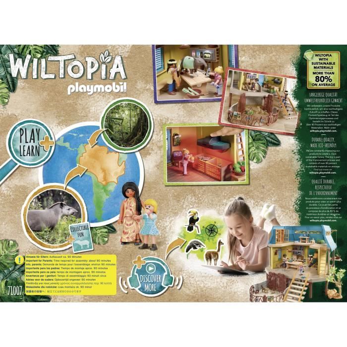PLAYMOBIL - 71142 - Wiltopia - Aire de jeu tropicale de la jungle -  Cdiscount Jeux - Jouets
