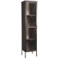 Aubry Gaspard Ncm3170v Armoire 1 Porte En Metal Et Verre Achat