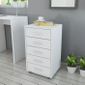 Caisson A Tiroir De Bureau Meuble De Rangement Contemporain Meuble