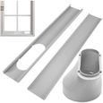 Kit calfeutrage climatiseur portable – Réglable jusqu'à 110 cm – ABS durable – Refroidissement optimisé