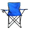 Chaise de camping pliable fauteuil de plage extérieur KING DO WAY Bleu L54290-0