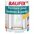 Baufix Peinture pour fenêtres & portes satinée brillante blanc-0
