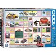 (EG60000800) - Puzzle 1000 pièces Eurographics - VW Beetle - Véhicules et engins-0