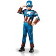 Déguisement Captain America Garçon - Avengers - Modèle Personnage Fiction - Bleu Blanc - Polyester-0