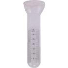 Tube Gradué En Verre Pour Pluviomètre - Mesure En Mm/m² - 8,5x8,5x17cm - Remplacement Ou Complément