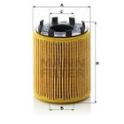 MANN FILTER Filtre à huile HU713/1X