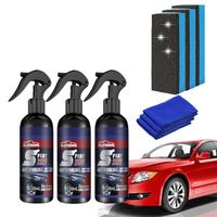 3 in 1 High Protection Quick Car Coating Spray, Anti Rayure Voiture Carrosserie, Multi-functional Coating Renewal Agent (3PC)