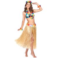 Jupe hawaïenne longue adulte - Multicolore - Intérieur - Femme