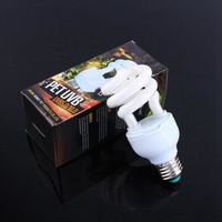 13W UVB 5.0 E27 lampe Reptile tortue lampe chauffante Mini ampoule de chaleur pour animaux HB013 HB066