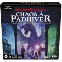 Dungeons & Dragons: Chaos à Padhiver, Jeu d'enquête façon Escape Game, Jeu de Plateau coopératif pour 2 à 6 Joueurs