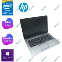 HP EliteBook 840 G2 - Intel Core i5 5300U - RAM 8 Go - HDD 500 Go - 14" - Windows 10 professionnel  - ORDINATEUR PORTABLE