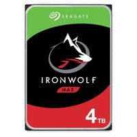 SEAGATE - Disque dur Interne - NAS IronWolf - 4To - 5900 tr/min - 3.5"