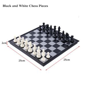JEU SOCIÉTÉ - PLATEAU 25CM - jeu d'échecs magnétique médiéval avec échiq