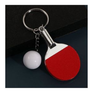 PORTE-CLÉS Porte-clés, bijou de sac, raquette et balle de pin