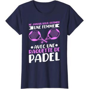 RAQUETTE DE PADEL Padeliste Joueur Padel Tennis Femme Avec Raquette Padel T-Shirt.[G435]