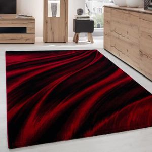 Tapis Rouge Salon En Cuir Prix Tapis Rouge Et Noir Achat Vente Pas Cher