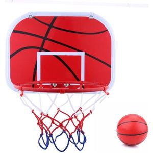 PANIER DE BASKET-BALL Mini Jeux de Basket Ball Kit Jouet Intérieur Extérieur - Panier de Basket + Panneau + Basket-ball avec Pompe à Air pour enfants