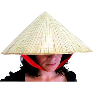 chapeau chinois asiatique d:46cm ancien