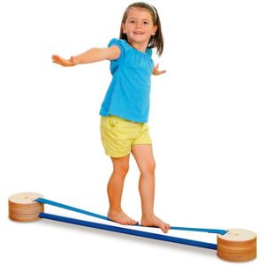 PLANCHE D'ÉQUILIBRE Parcours d'équilibre Slackspot Basic - ERZI - Pour enfants à partir de 6 ans - Bleu