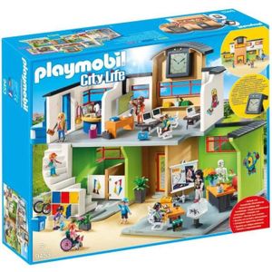 UNIVERS MINIATURE Playmobil City Life 9453 Grande École avec Install