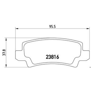 Brembo P28037 Plaquettes de Frein Avant pas cher Brembo P28037 Plaquettes de Frein Avant pas cher